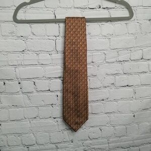 Kolte Couture Silk Tie Bronze Blue Brown Italy